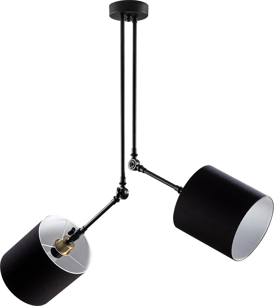Chandelier Abajur – Preto – 100 x 100 cm