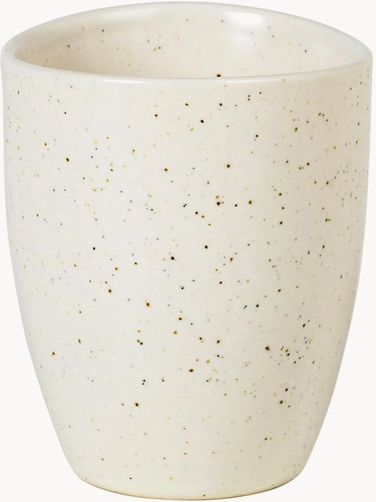 Chávenas de expresso artesanais Nordic Vanilla, conjunto de 2