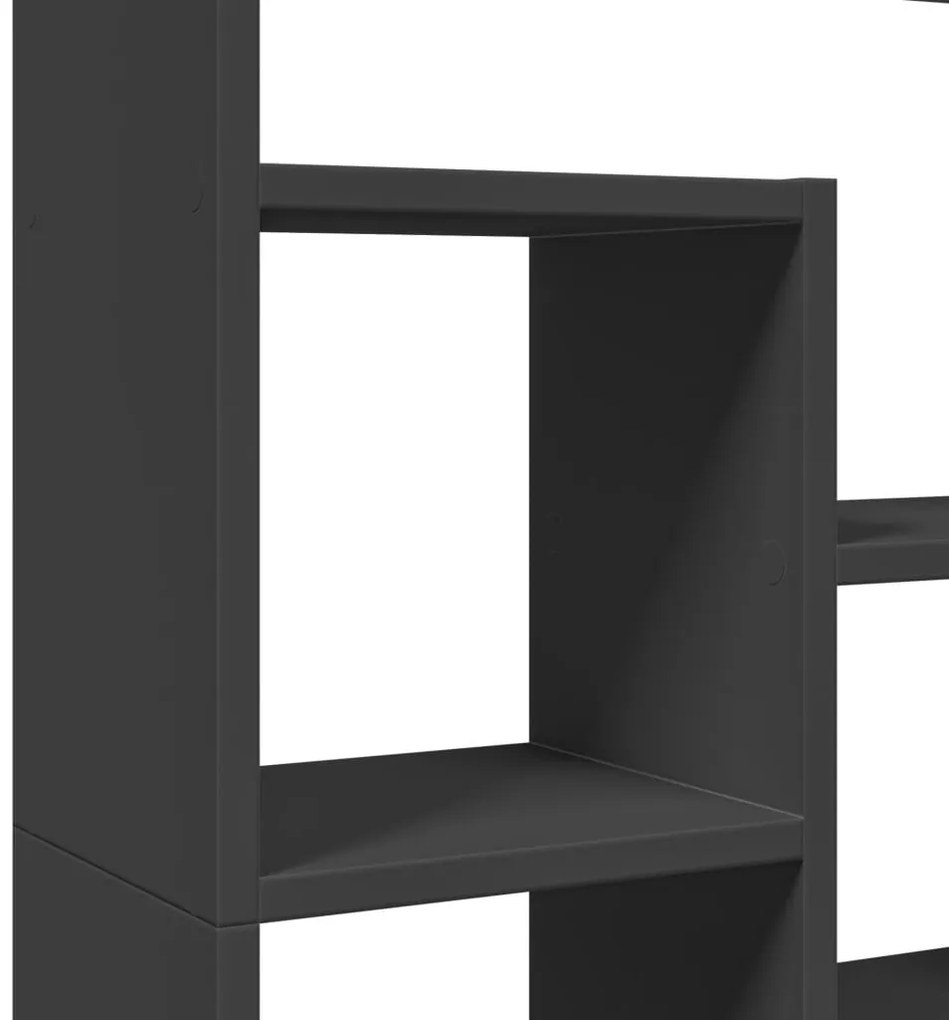 Estante 72x20x120 cm derivados de madeira preto