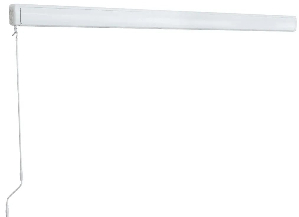 Toldo manual com caixa 450x300 cm azul e branco