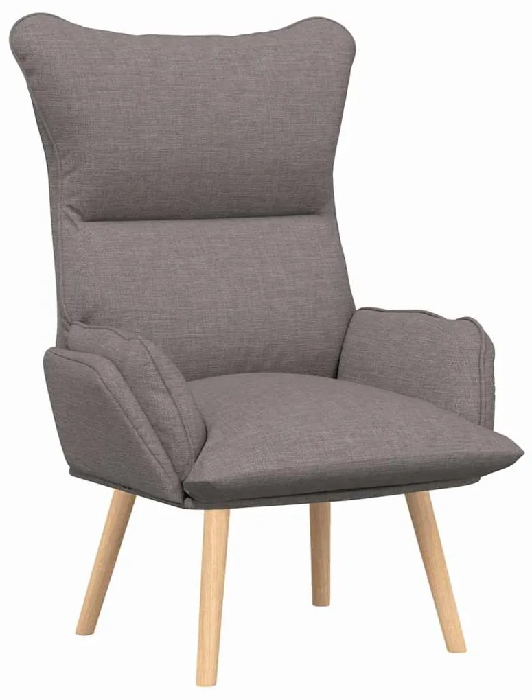 Poltrona Relaxante vidaXL em Tecido Taupe