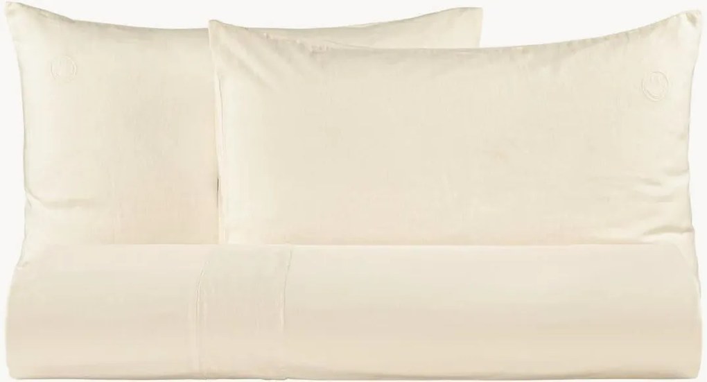 Conjunto de roupa de cama em algodão Smiley Face