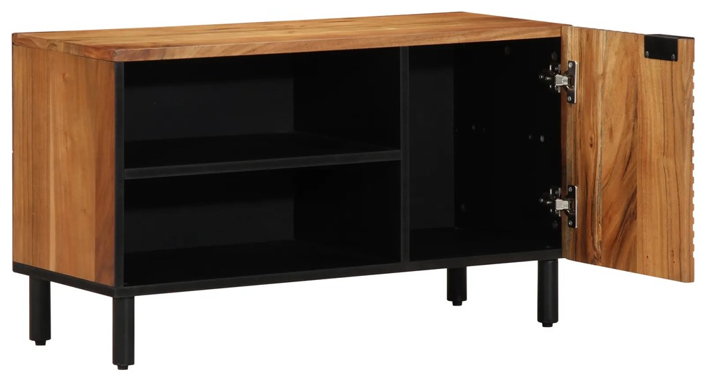 Armário para TV vidaXL 80x31,5x46 cm Madeira Sólida de Acácia