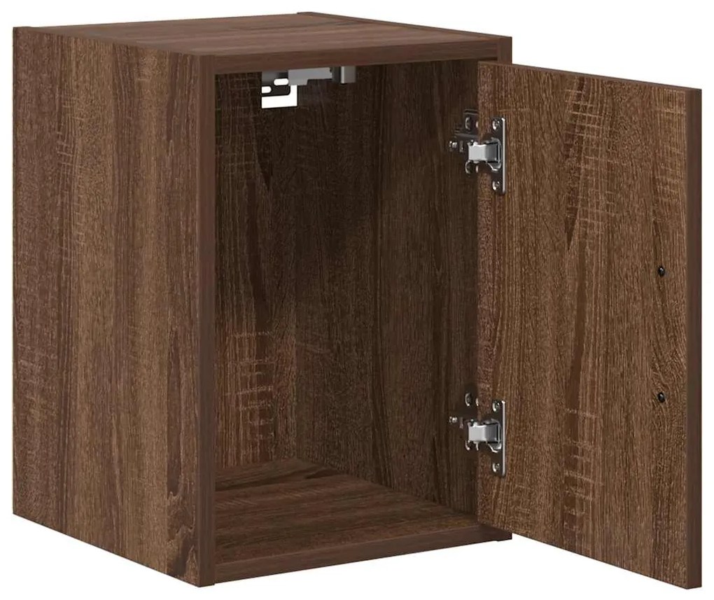Armários de parede para garagem 2pcs derivados de madeira