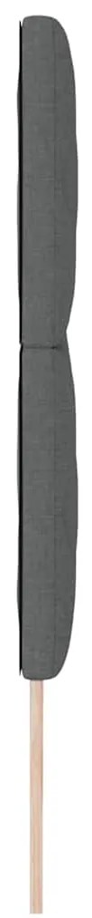 Cabeceira LED vidaXL Design Blocos de Diamante Cinza Escuro 180 cm Tec
