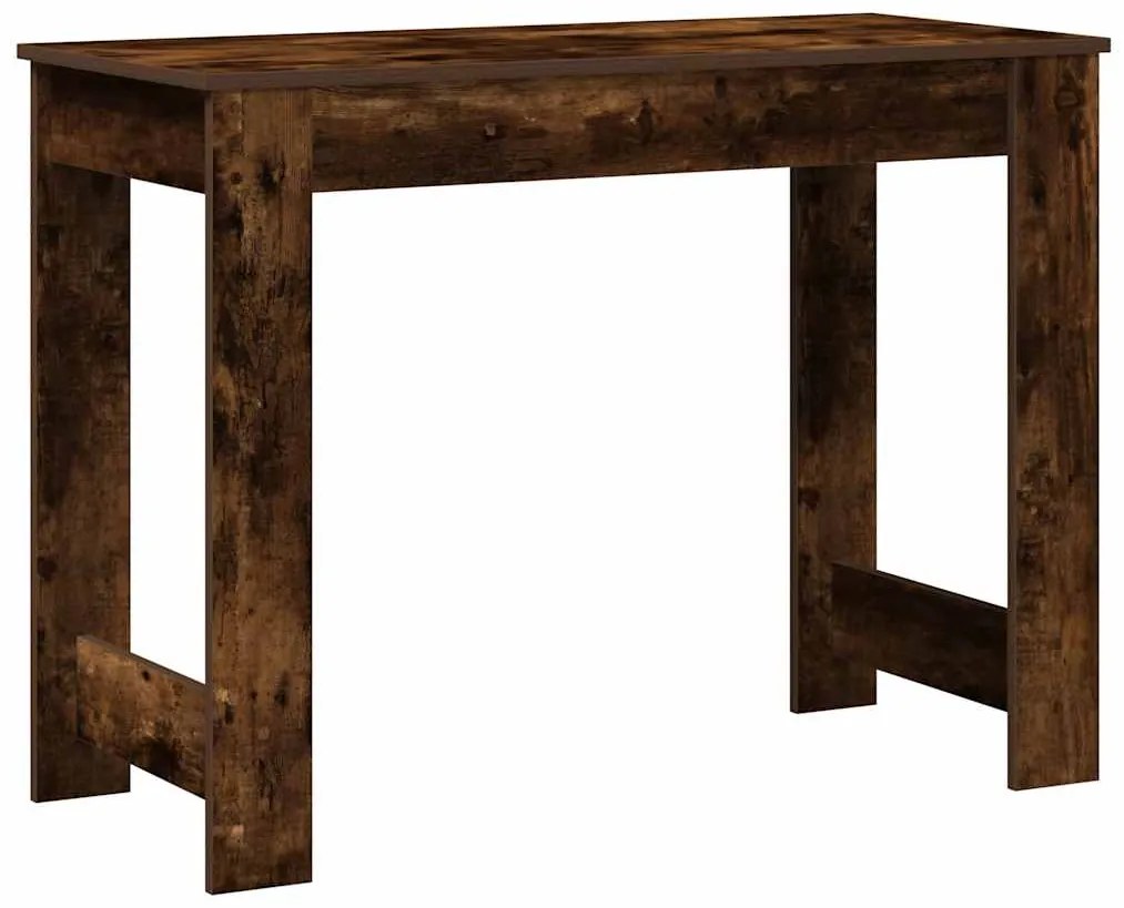 Secretária 100x45x75 cm derivados madeira cor carvalho fumado