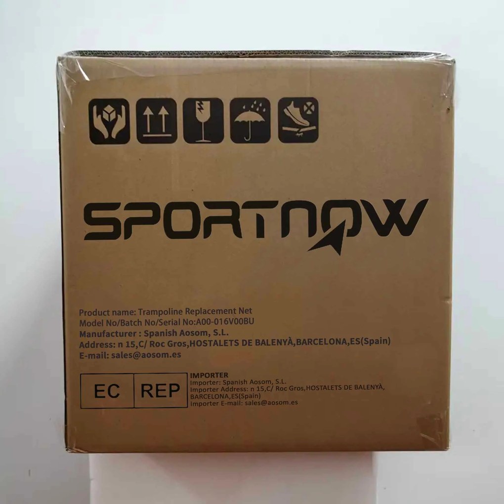 SPORTNOW Rede de Segurança para Trampolim Ø305 cm Rede de Substituição