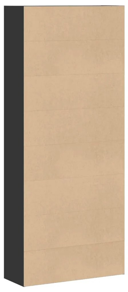 Estante 80x30x189 cm derivados de madeira preto