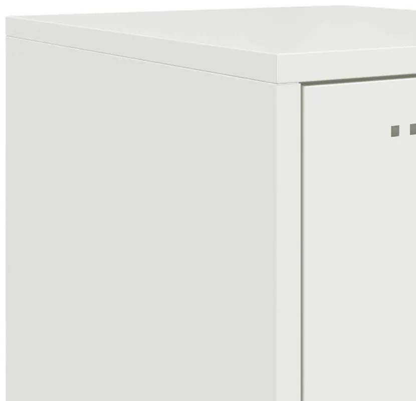 Aparador alto 36x39x123 cm aço branco