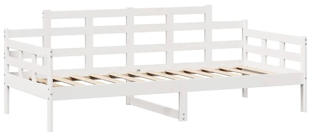 Sofá-cama com gavetas 80x200 cm madeira de pinho maciça