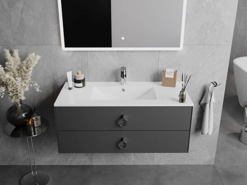 Mexen Atena lavatório embutido em bancada 101 x 46 cm, branco - 25011000