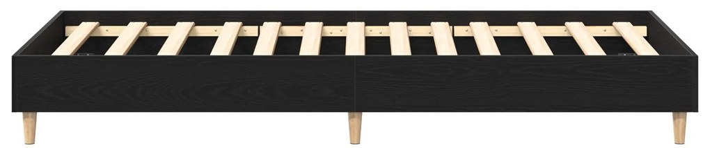 Estrutura de Cama vidaXL 90x190 cm em Madeira de Carvalho Preto