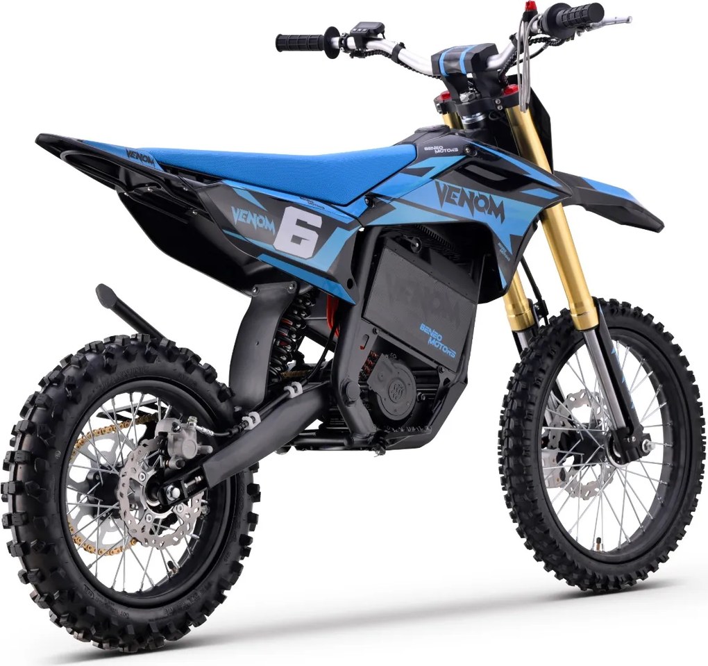 Mota cross para crianças Motocross Motors Venom – 6500W 3 modos de condução Azul
