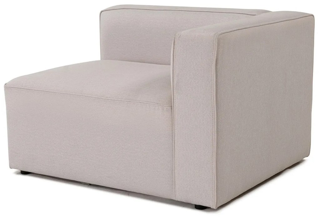 Sofá de 2 Lugares Mora – Ecru – 220x69x90 cm