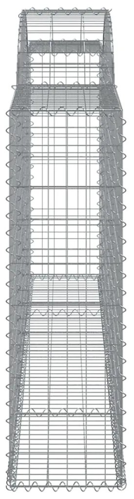 Cestos gabião arqueados 12pcs 300x30x100/120 ferro galvanizado