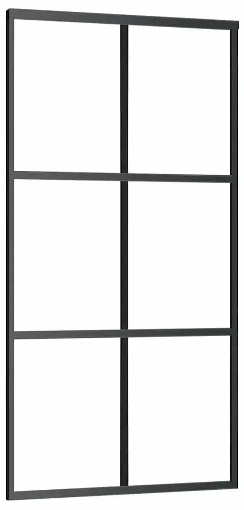 Porta deslizante c/ conj ferragens 102x205cm vidro ESG/alumínio