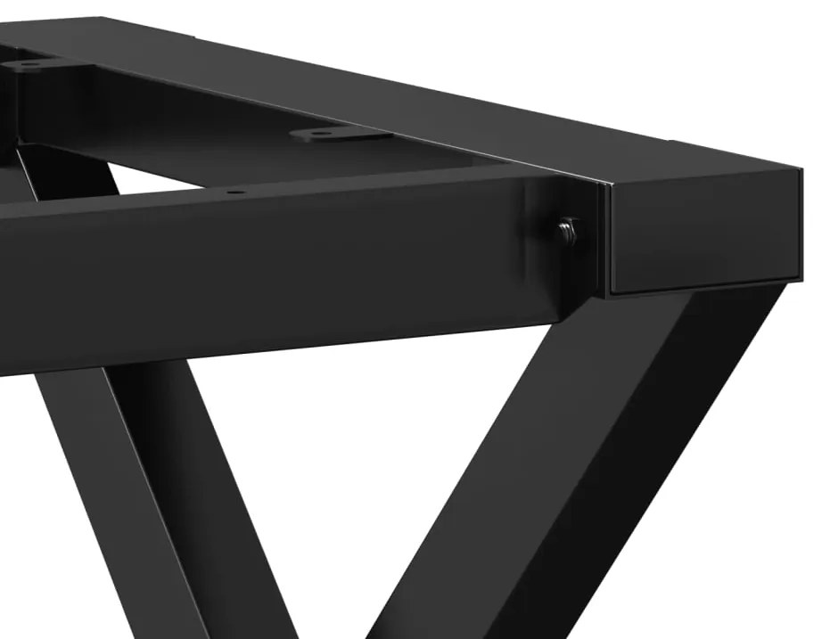 Pernas para mesa de centro estrutura em X aço