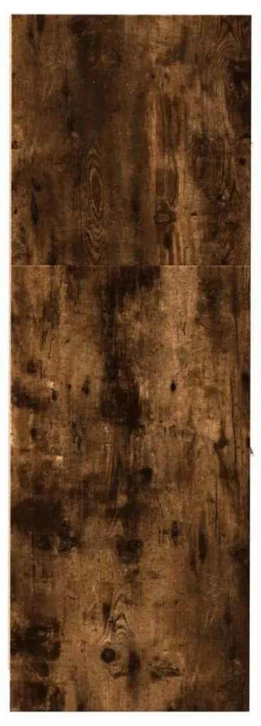 Armário boticário 30x41x118 cm derivados madeira carvalho fumado