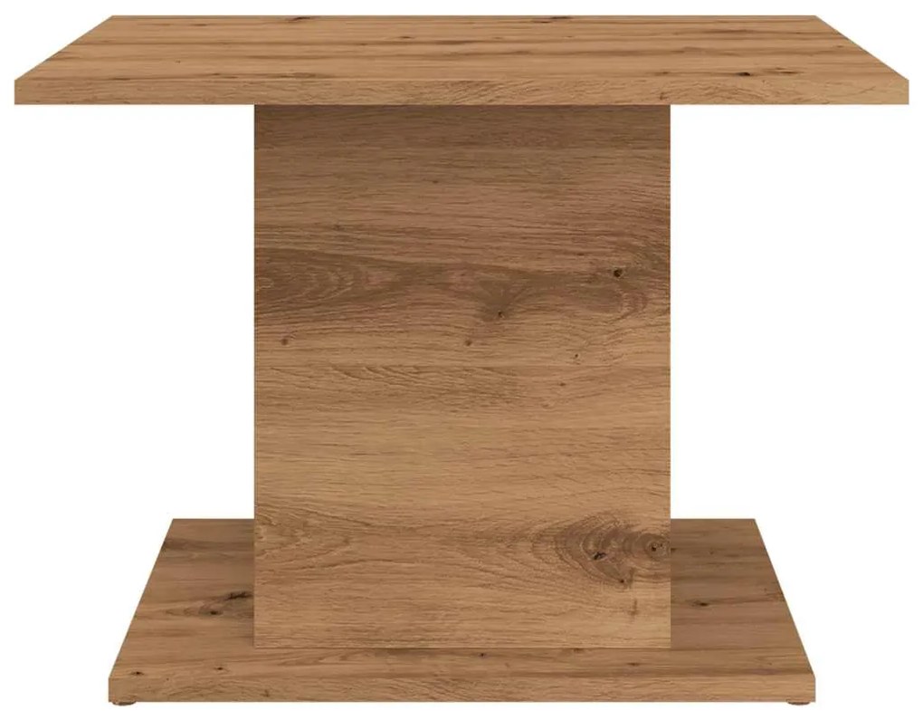 Mesa centro 55,5x55,5x40cm derivados madeira carvalho artisiano