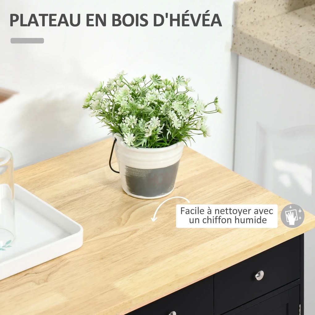 Móvel de sala de estar com armários, 2 gavetas e prateleiras ajustáveis, 68 x 40,3 x 85 cm, preto e madeira natural