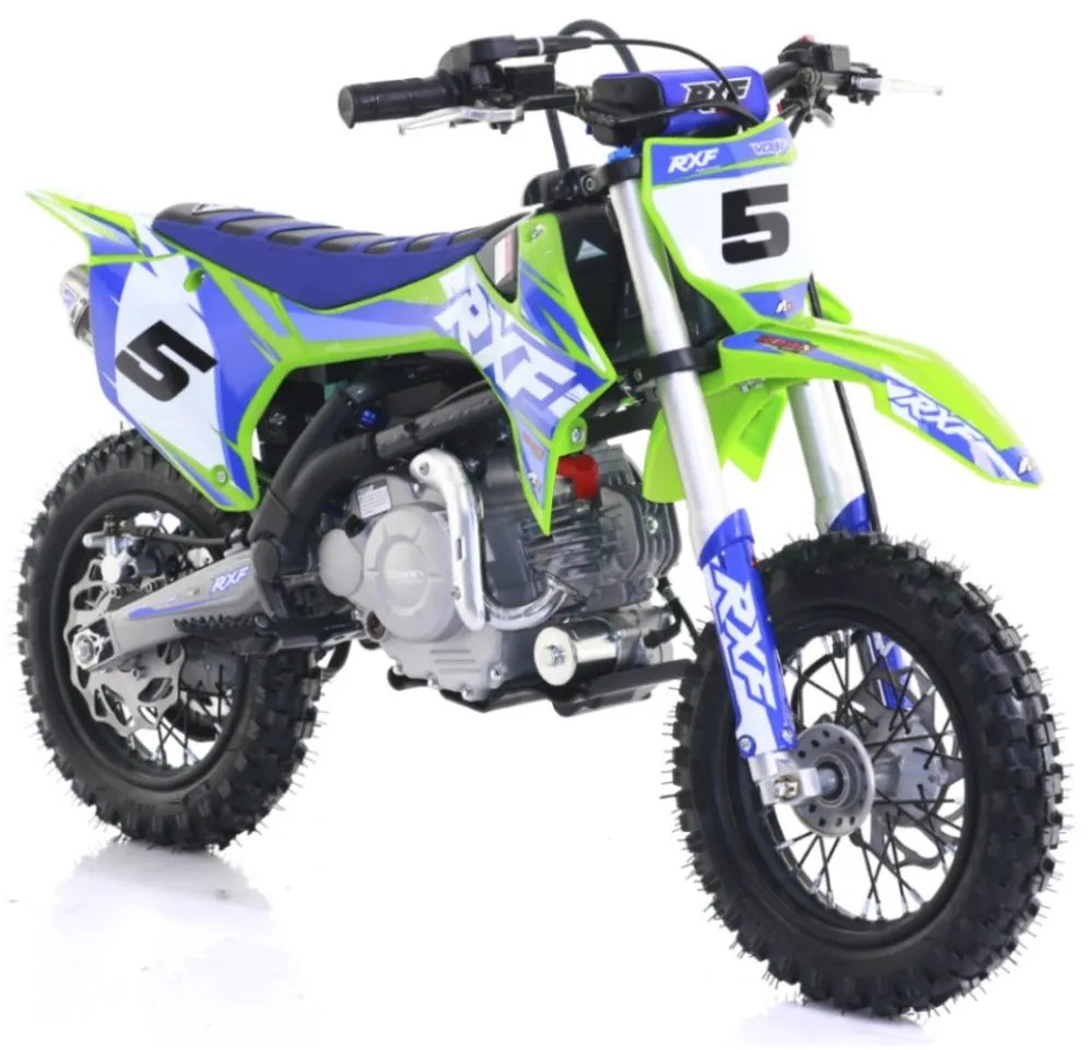 Mini MOTO Crianças CROSS Gasolina automática 50cc Apollo RXF 10/10" Verde