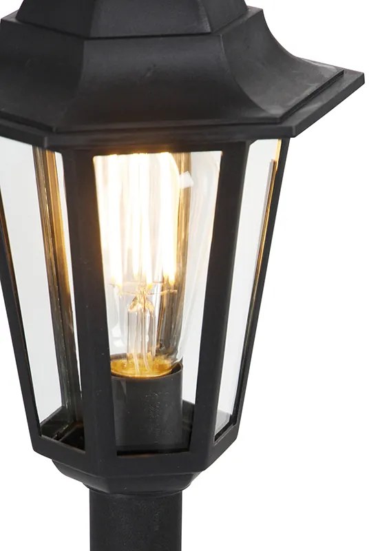 Lanterna inteligente preta 122 cm incl. Wifi ST64 - New Haven