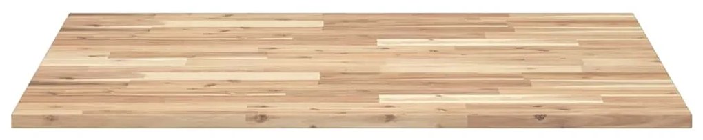 Tampo de secretária 100x80x2 cm acácia maciça não tratada