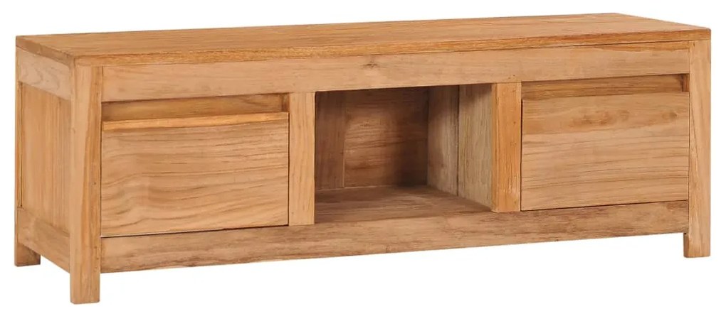 vidaXL Móvel de TV 100x30x35 cm madeira de teca maciça