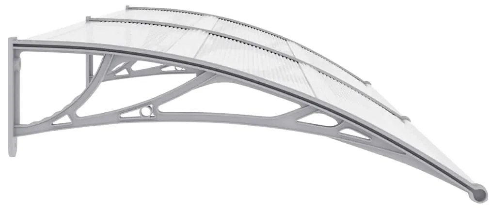 Toldo de porta 240x100 cm PC cinzento