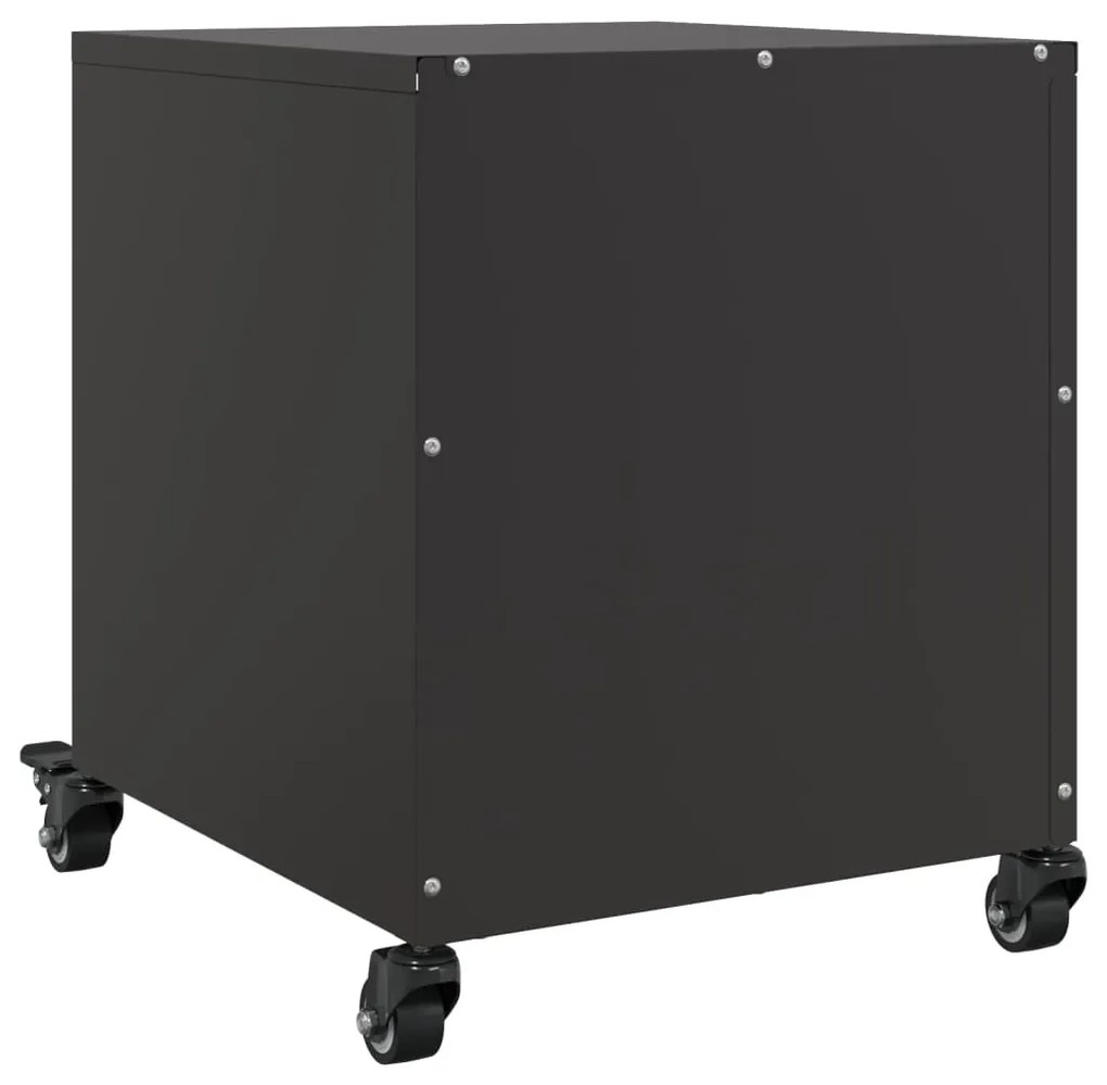 Mesa de cabeceira 36x39x43,5 cm aço preto