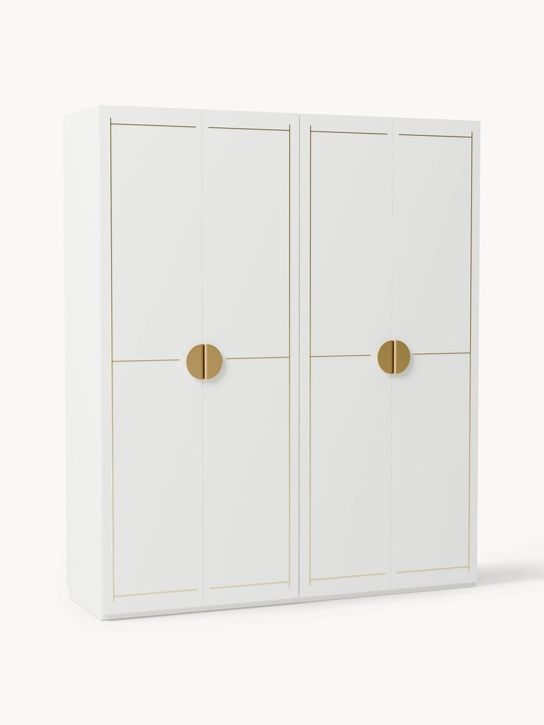 Roupeiro modular com portas de batente Denise, L 200 cm, vários tamanhos