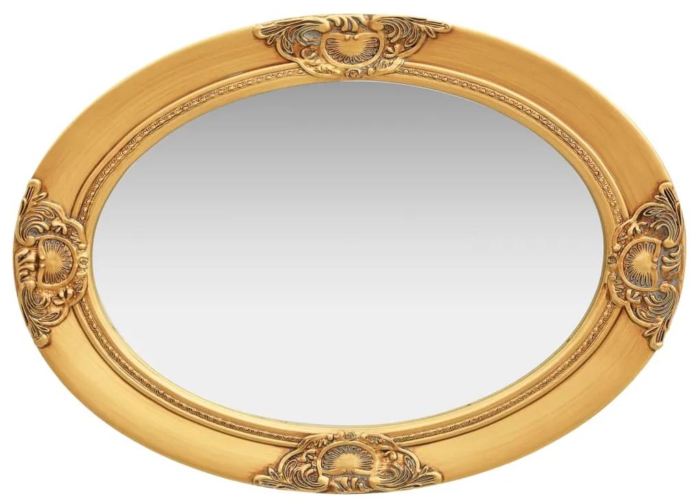 Espelho de parede estilo barroco 50x70 cm dourado