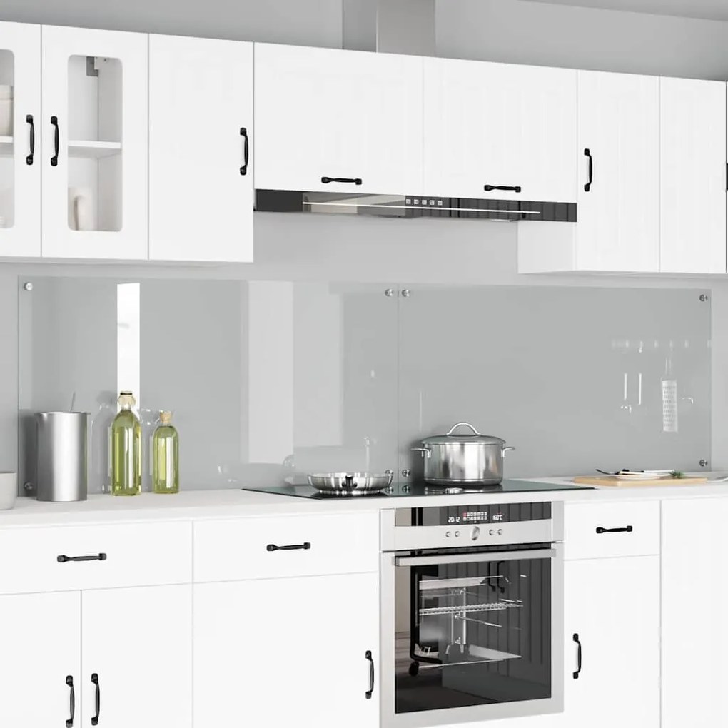 vidaXL Proteção de Cozinha 2 pcs Transparente 120 x 60 cm