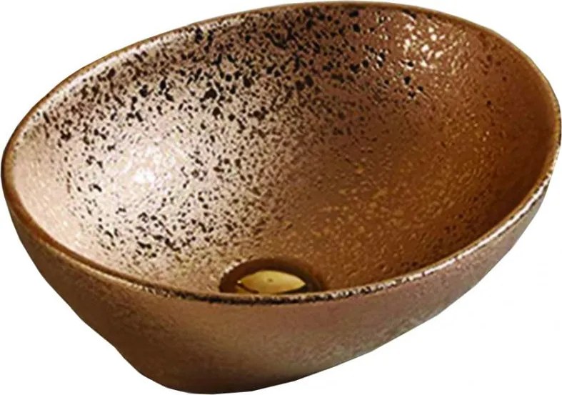 Mexen Elza lavatório de bancada 40 x 33 cm, cobre - 21014051