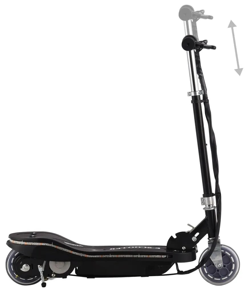 Trotinete/scooter elétrica com LEDs 120 W preto