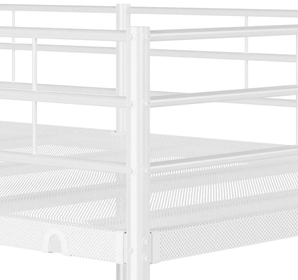 Beliche sem colchão 100x190 cm aço branco