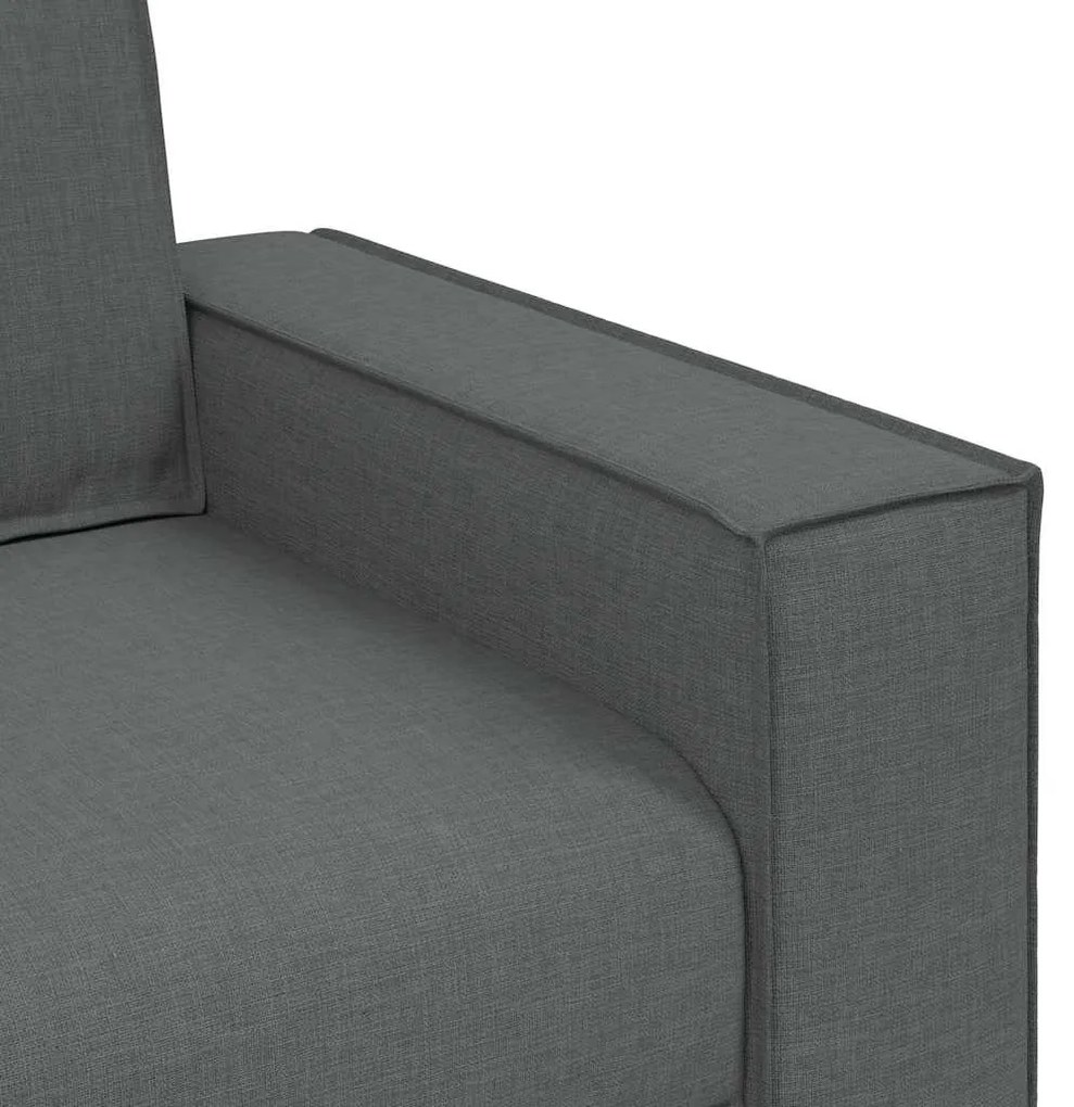 Sofá-cadeira Cinza Escuro 60 cm Tecido
