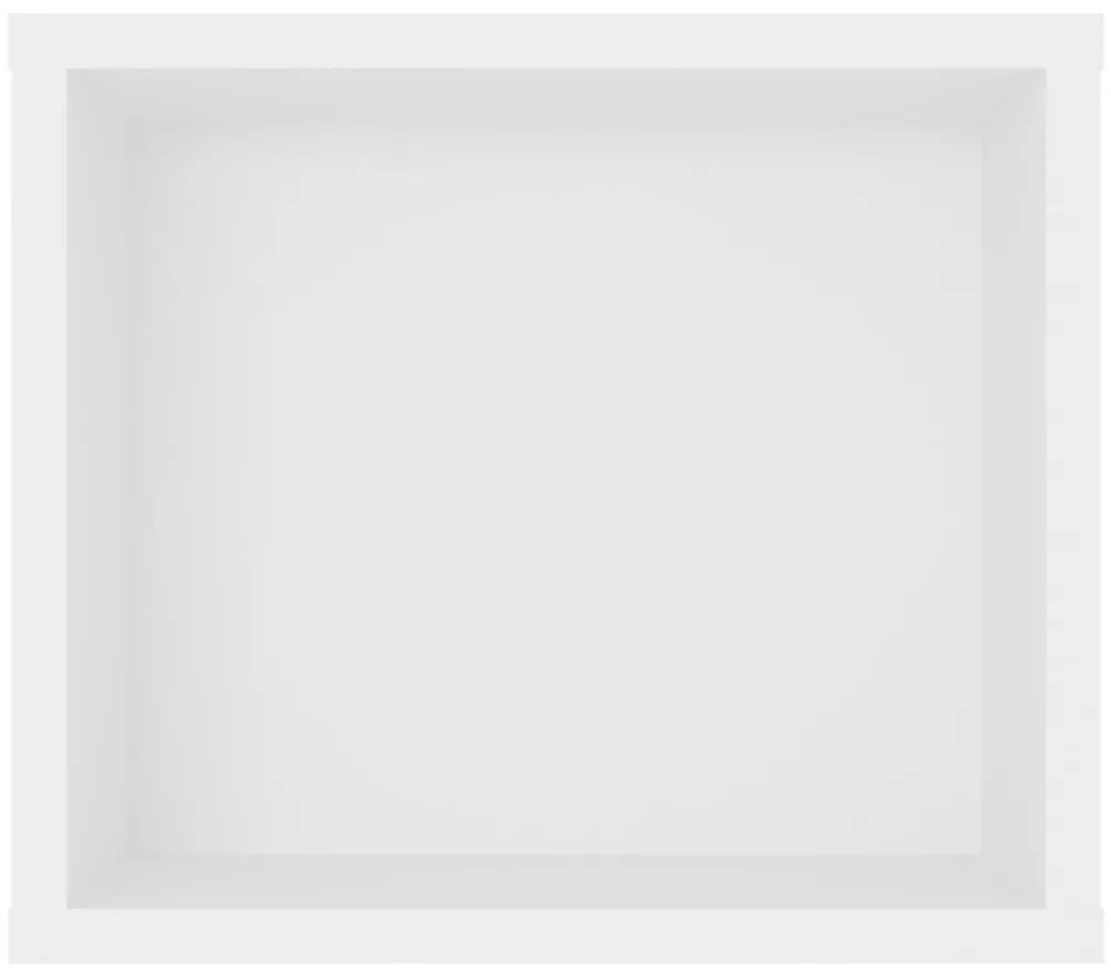Armário TV suspenso 100x30x26,5 cm derivados de madeira branco