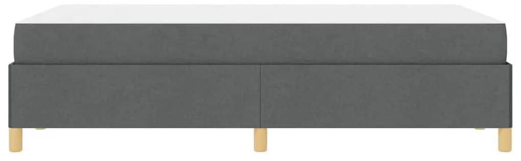 Cama Box Outros Cinzento escuro 120 x 190 cm tecido