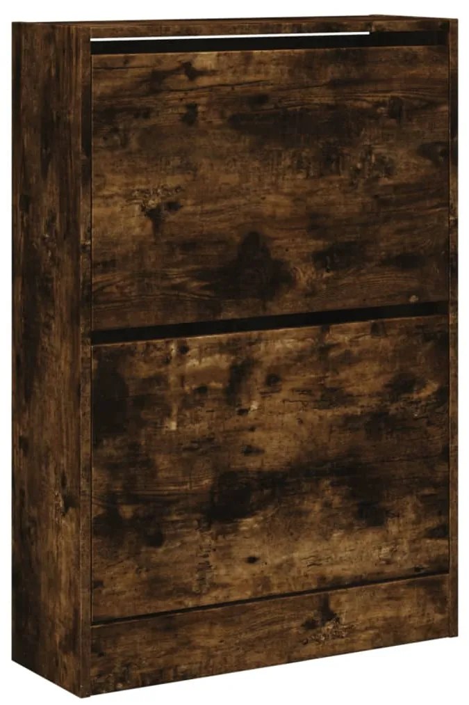 Sapateira 60x21x87,5 cm derivados de madeira carvalho fumado