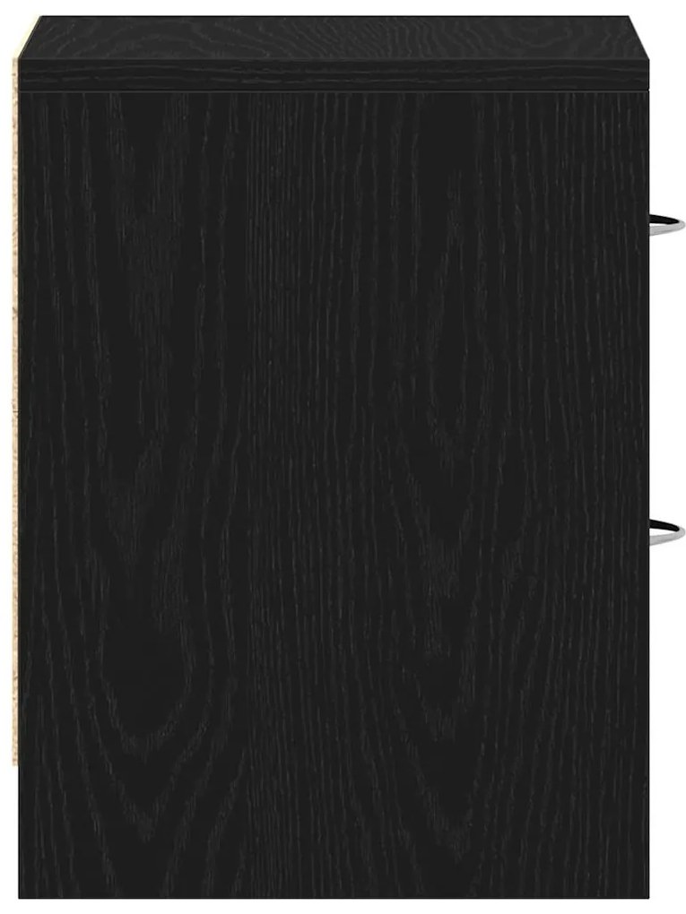 Mesas de cabeceira 2 pcs 40x30x40 cm carvalho preto