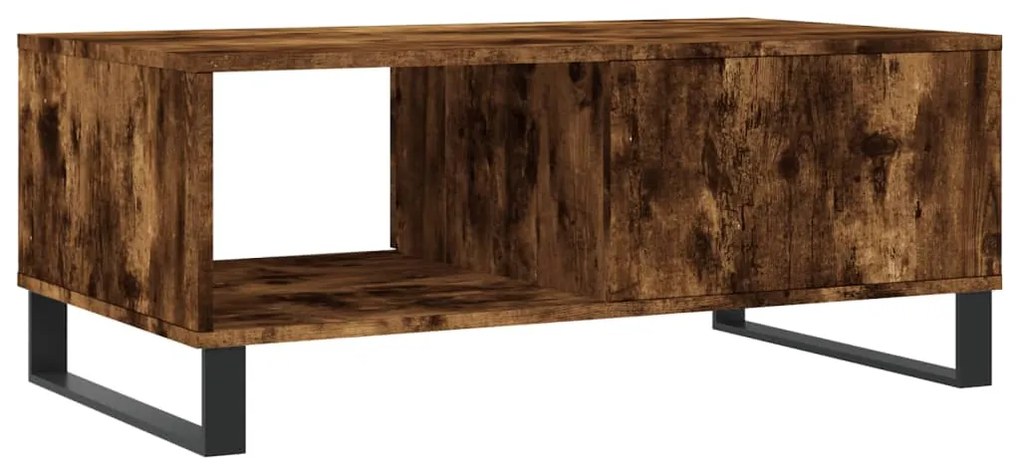 Mesa de centro 90x50x36,5 cm derivados madeira carvalho fumado