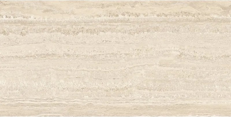 Mexen Neo Travertino Creme grés vidrado, rekt. G1, azulejo para piso e parede 120 x 60 cm, mate - TL302-120-060-02