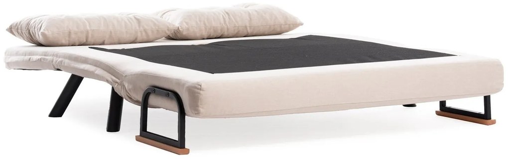 Sofá-Cama de 2 Lugares Sando – Creme – 175 cm x 133 cm