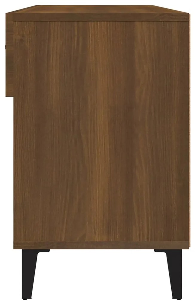 Sapateira 102x35x55 cm derivados de madeira carvalho castanho
