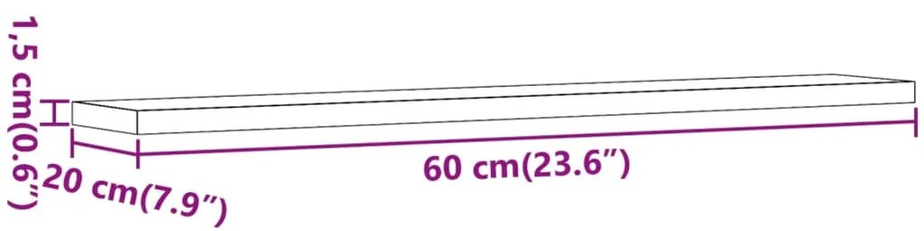 Prateleiras de parede 4 pcs derivados de madeira madeira velha