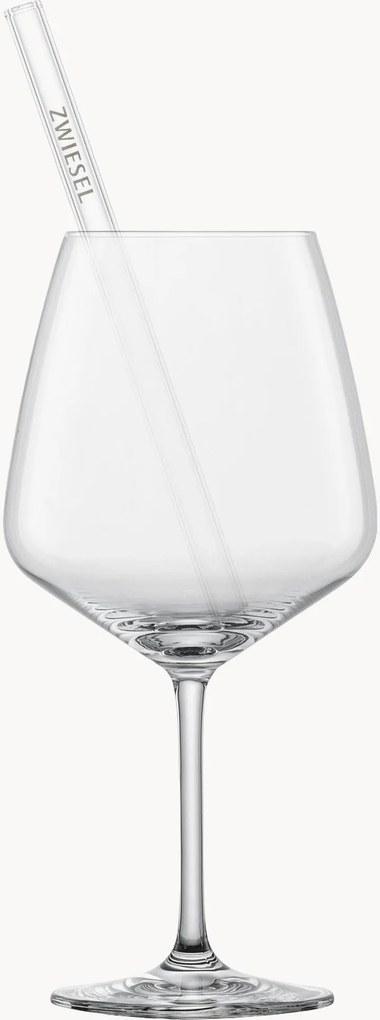 Copos de cocktail com palhinhas em vidro e escova de algodão After Work, conjunto de 9