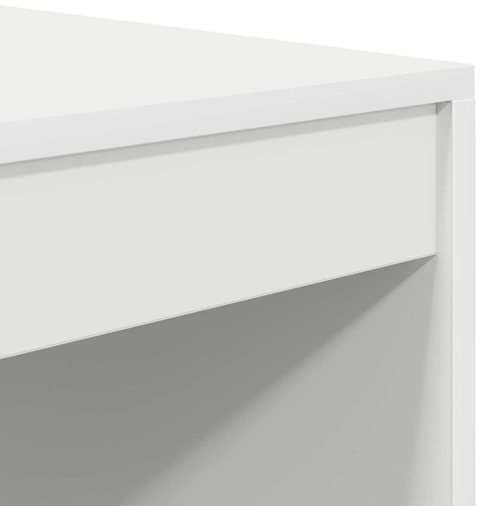 Mesa Branca 80x50x76 cm Madeira Revestida