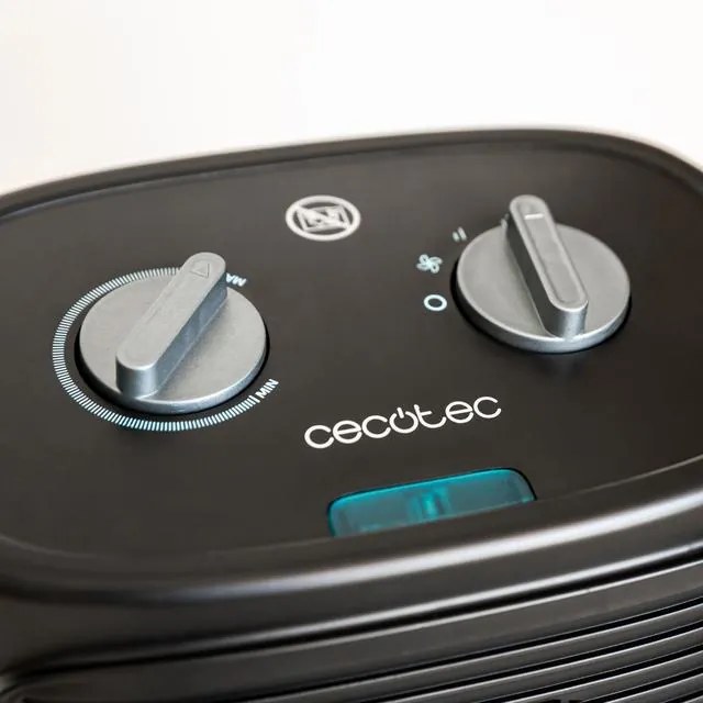Termoventilador ReadyWarm 2050 Max Force Black com 2000 W e com 3 modos de funcionamento Preto