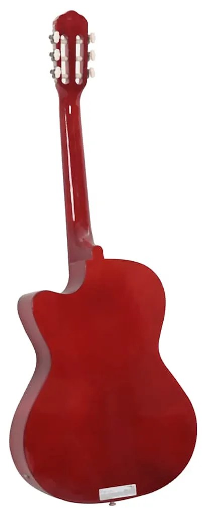 12 pcs conjunto de guitarra com equalizador e 6 cordas